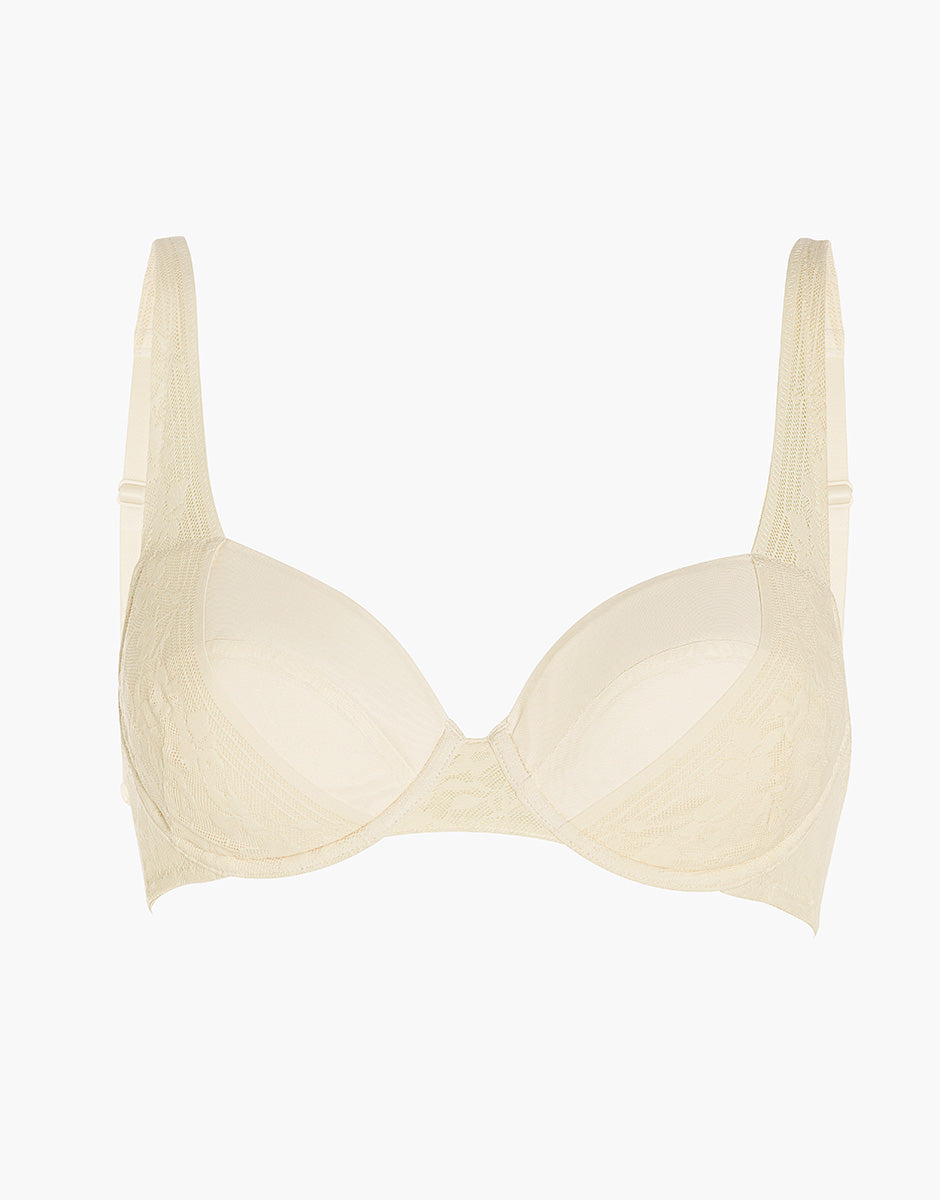 Lovable Blossom Lace Reggiseno Avorio in Pizzo Imbottito