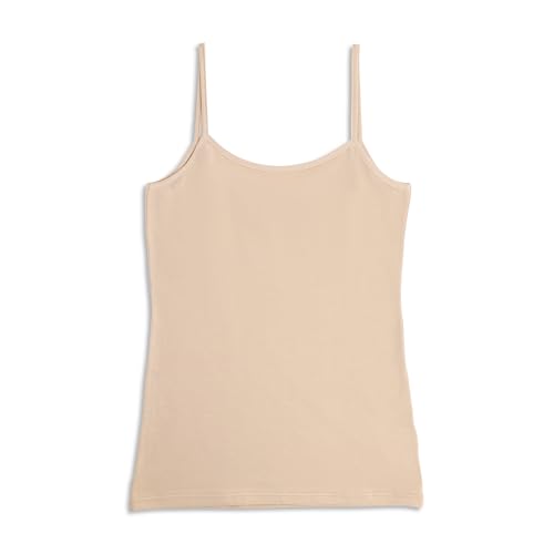 Cotonella top spalline sottili jersey cotone beige S