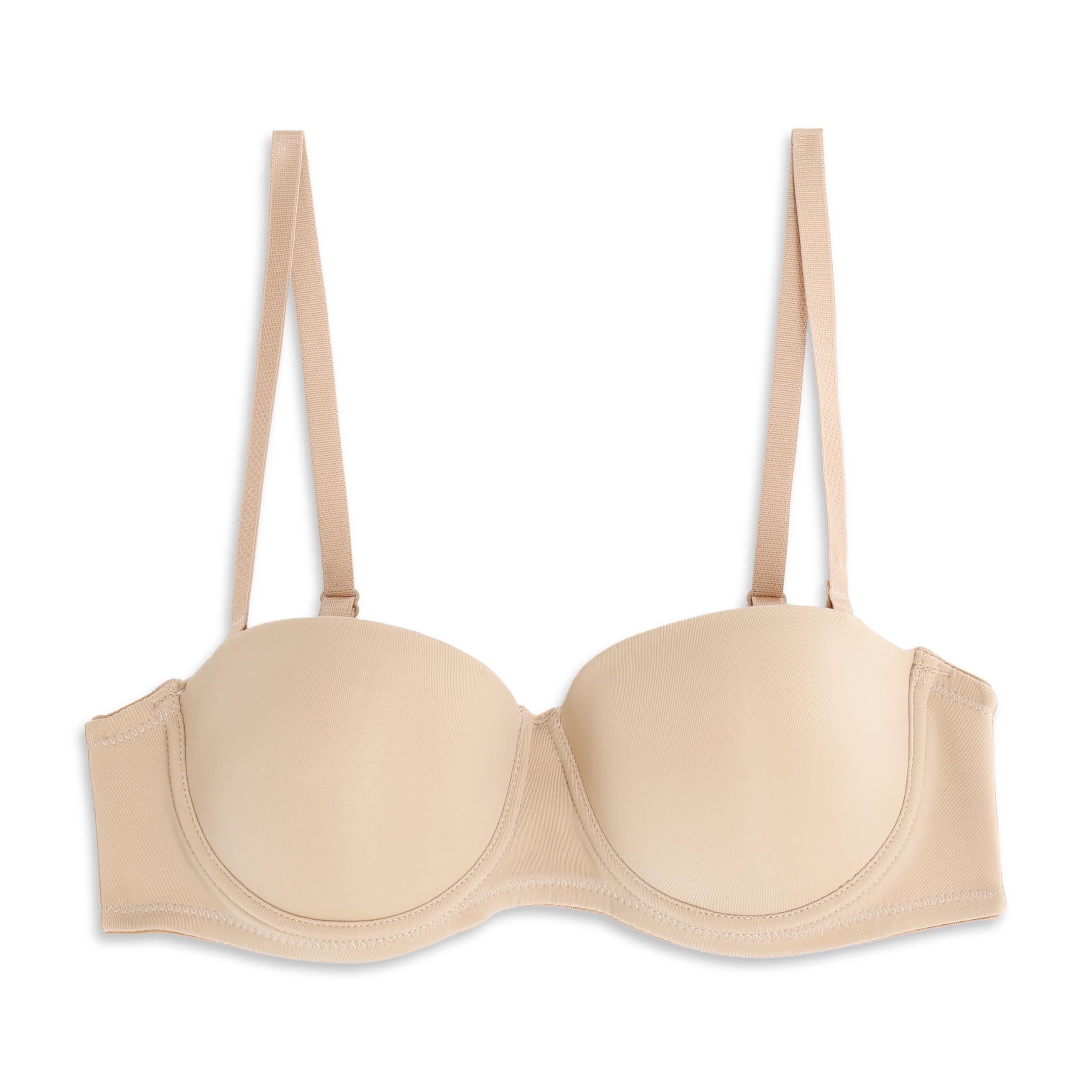 Cotonella Miriam CD003 reggiseno a fascia beige 3B con ferretto