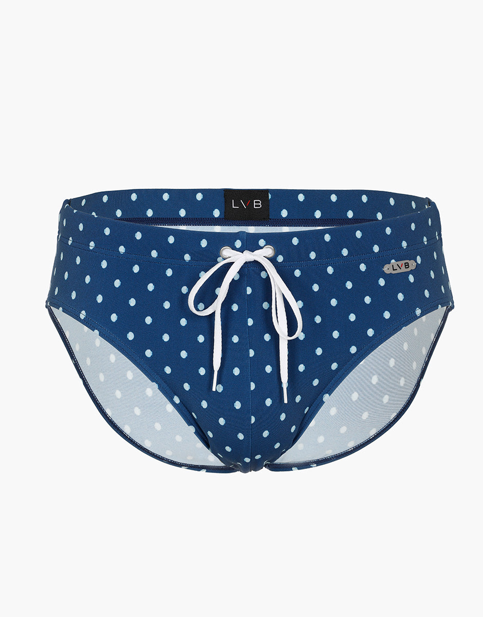 Lovable Sporty RCS slip mare uomo blu stampa conchiglie