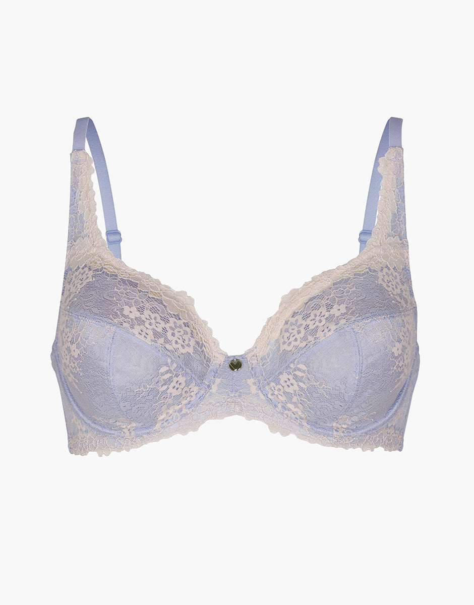Lovable Density Lace reggiseno con ferretto azzurro pizzo