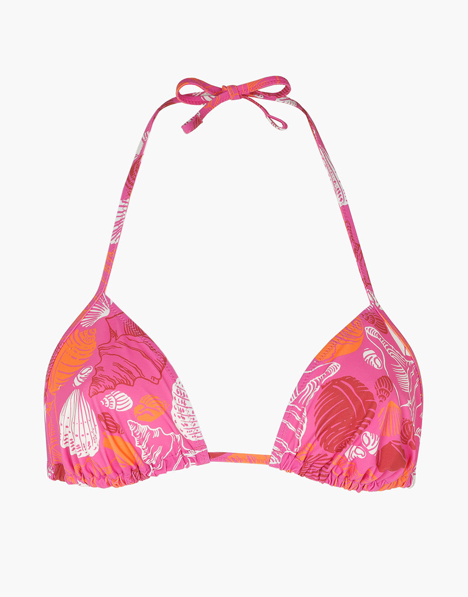 Lovable RCS Recycled Triangolo Mare Fucsia Conchiglie Nylon