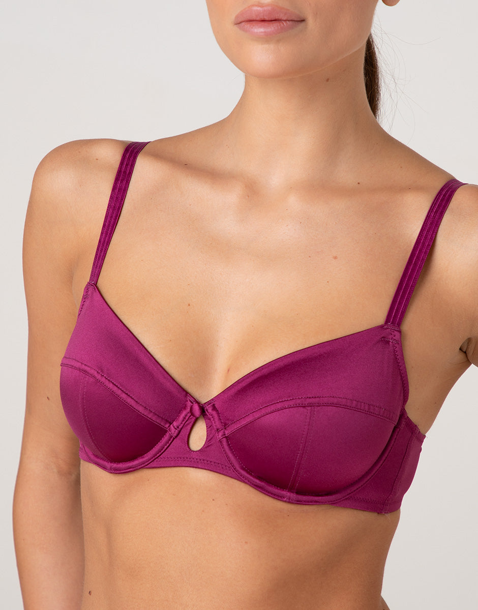 Lovable Chic Micro Reggiseno Balconcino Lampone Viola