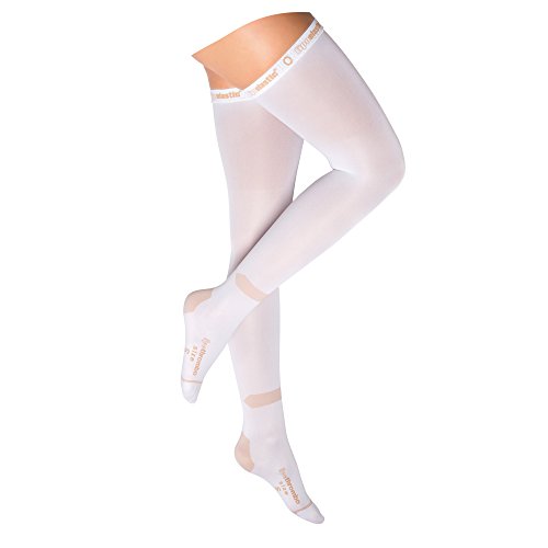 Lipoelastic Lipothrombo AG calze autoreggenti bianche XL