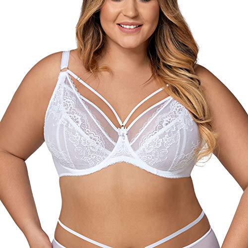 Ava 1824 Venus Reggiseno Pizzo Non Imbottito Bianco 1J