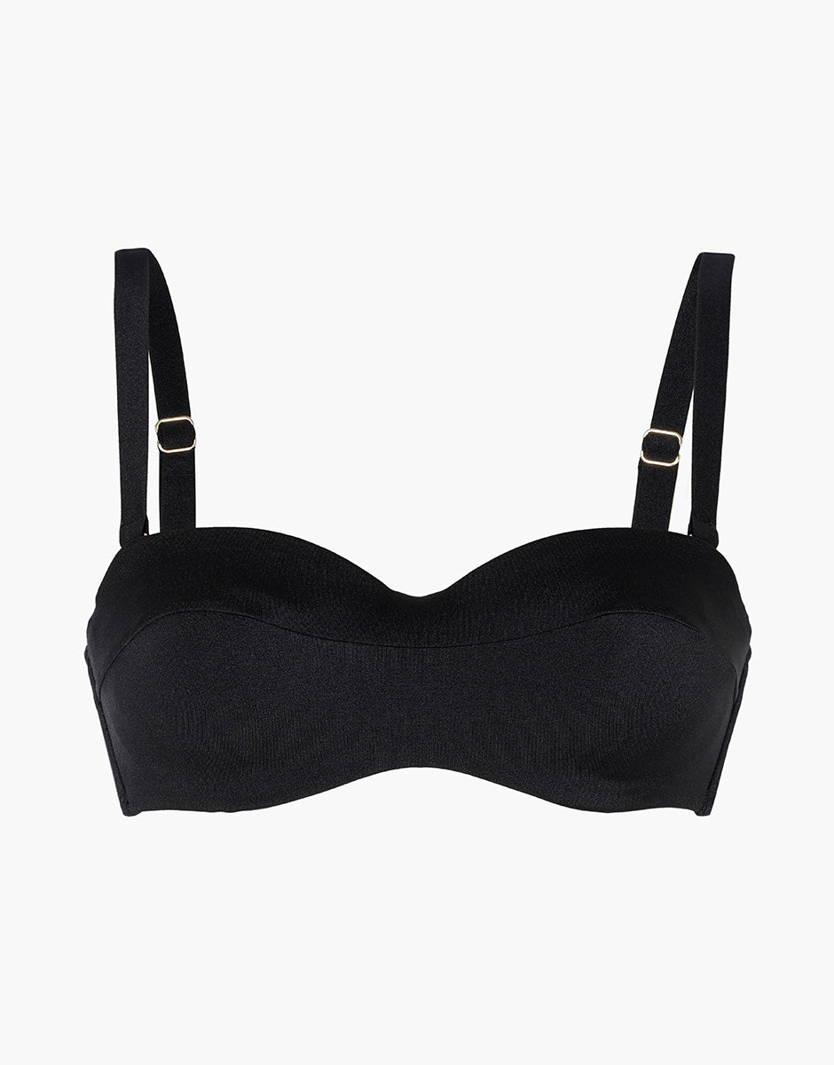Lovable Expert Shiny Micro Reggiseno Mare Nero Imbottito