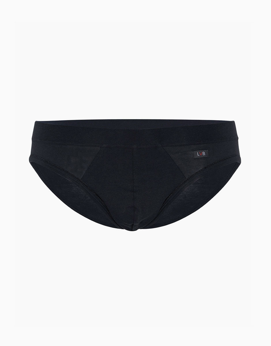 Lovable Man Cotton Stretch slip mini nero cotone