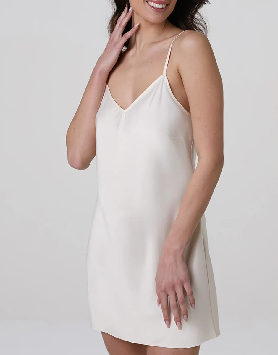 Lovable sottoveste satin avorio scollo V regolabile