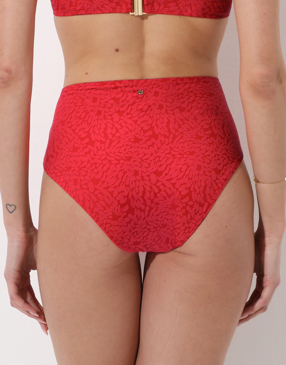 Lovable Festival Jacquard slip alto rosso ibisco mare