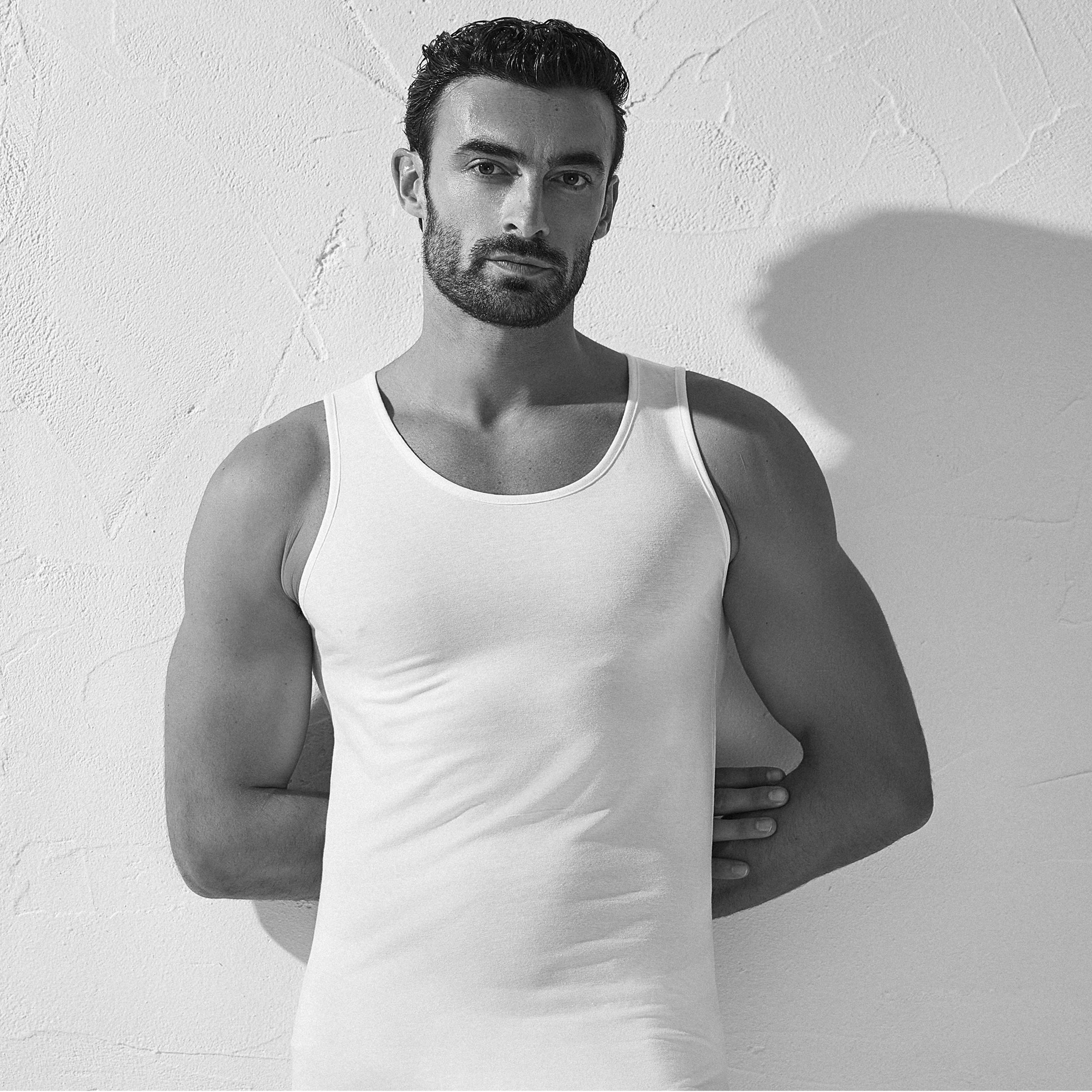 Intimami Canotta Uomo 3 Pezzi in Cotone Modal