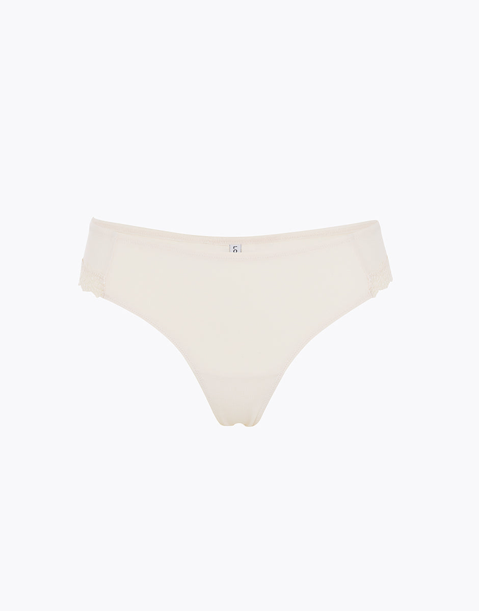Lovable Trendy Modal Brasiliano pizzo avorio perlato