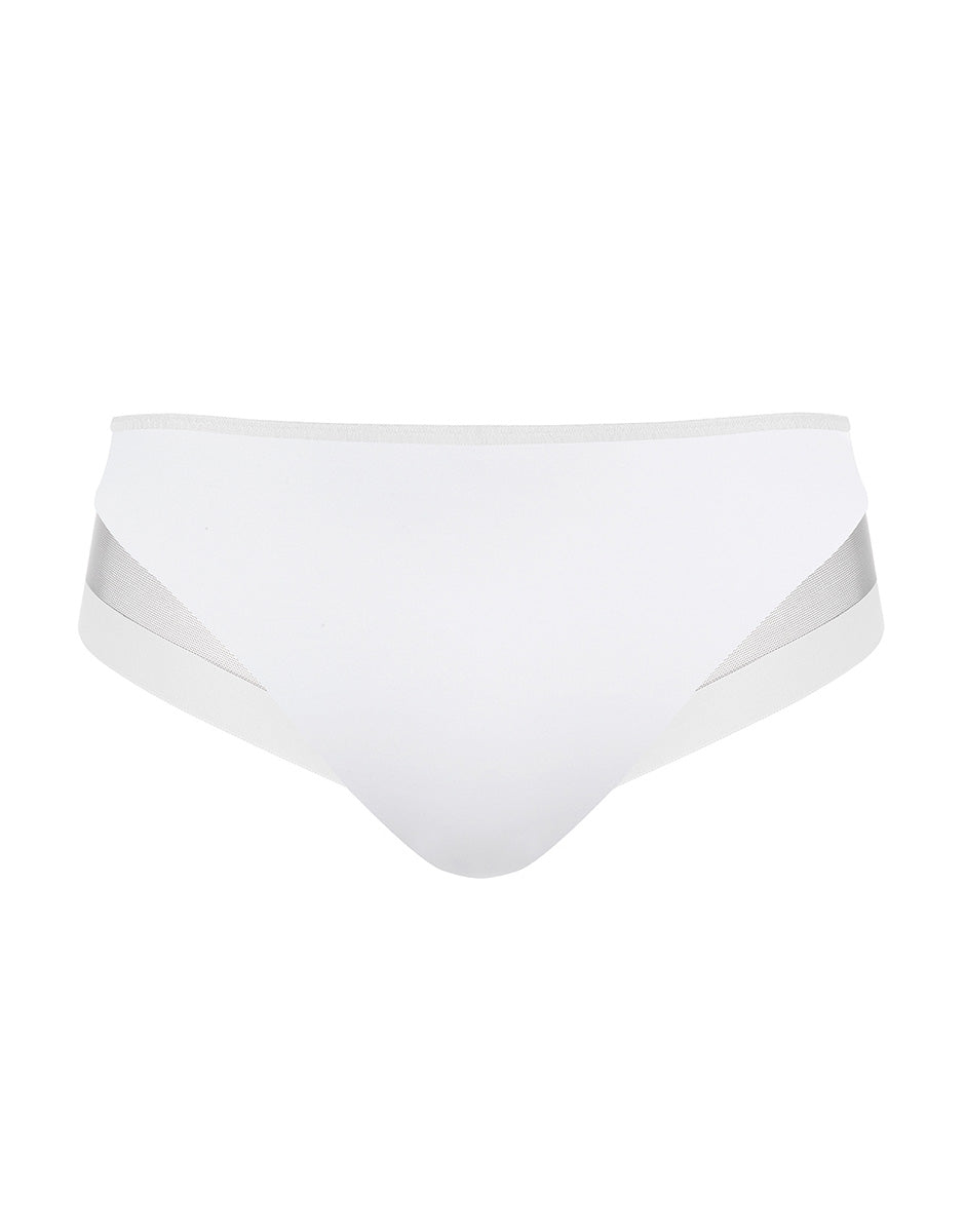 Lovable Classic Invisible slip midi bianco senza cuciture