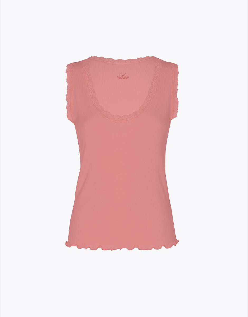 Lovable Warm Modal And Silk canotta terracotta in modal e seta