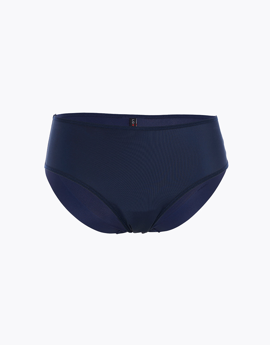 Lovable Invisible L0193 slip midi microfibra blu navy