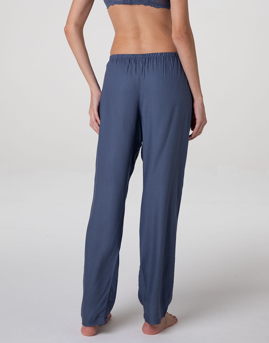 Lovable LBFAVP1-267 pantaloni pigiama blu polvere twill viscosa