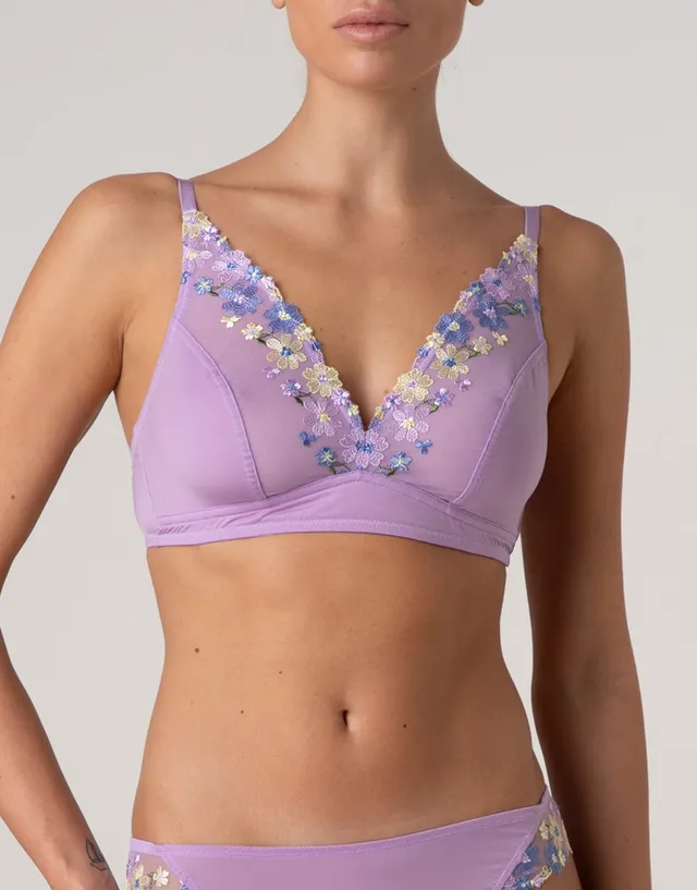 Lovable Fairytale Embroidery triangolo lavanda senza ferretto