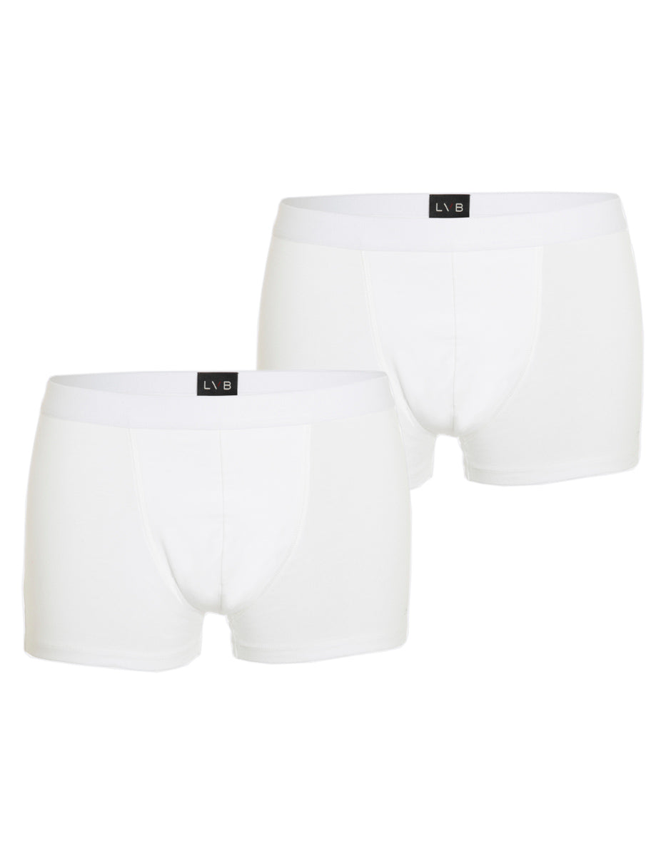 Lovable Man Active boxer cotone elasticizzato bianco x2