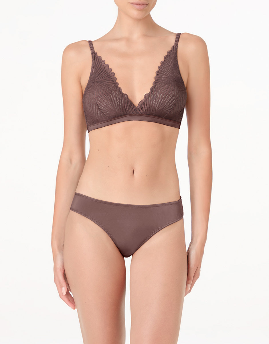 Lovable Blowball Lacy Micro slip brasiliano nocciola pizzo