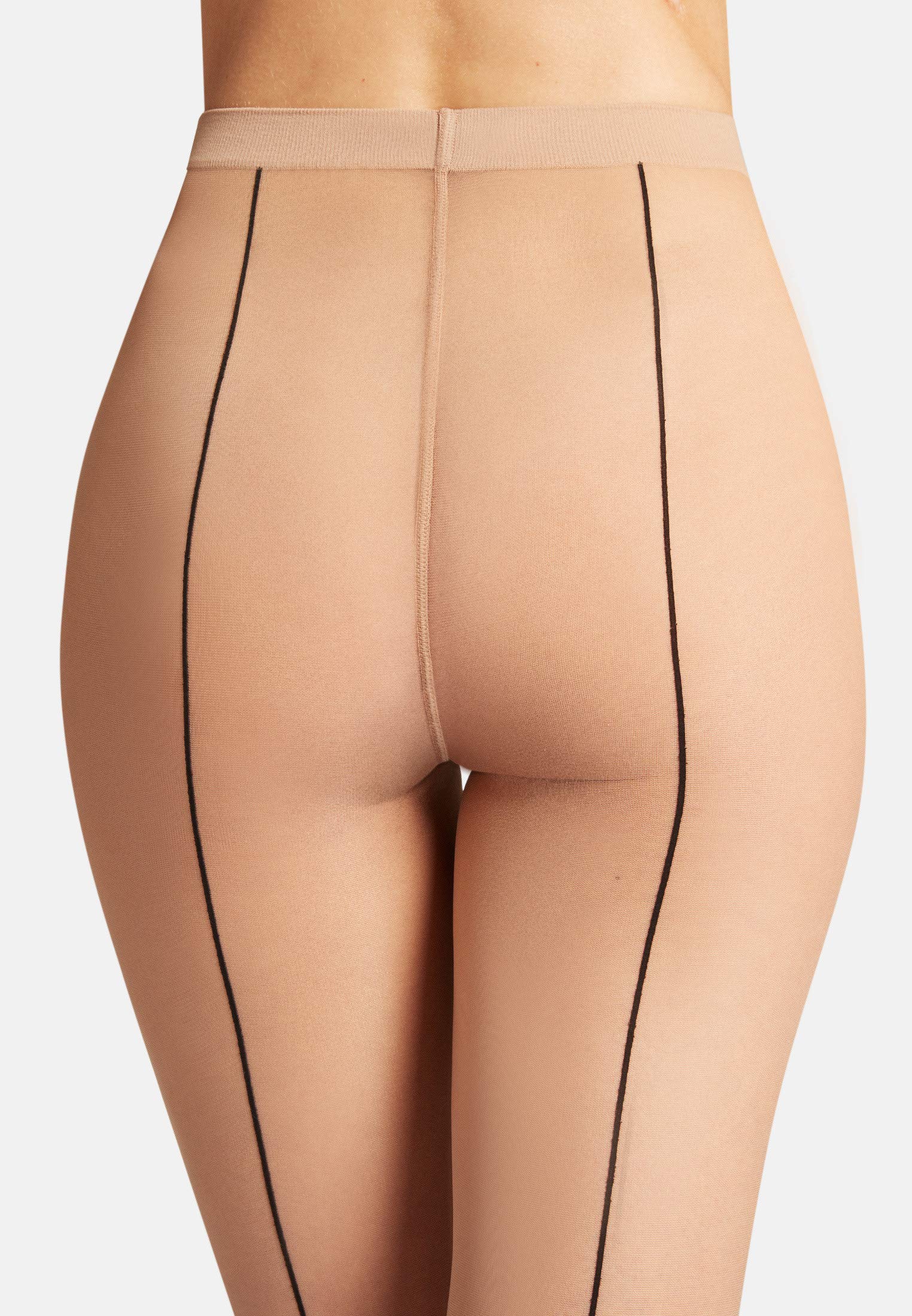 Wolford Script Backseam Collant 20 Den Logo