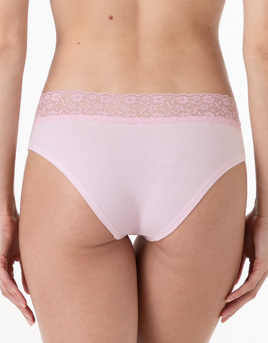 Lovable Table Panties Slip midi rosa confetto
