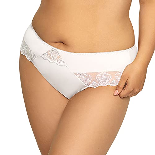 Ava 1924 Freesia slip donna bianco con ricamo