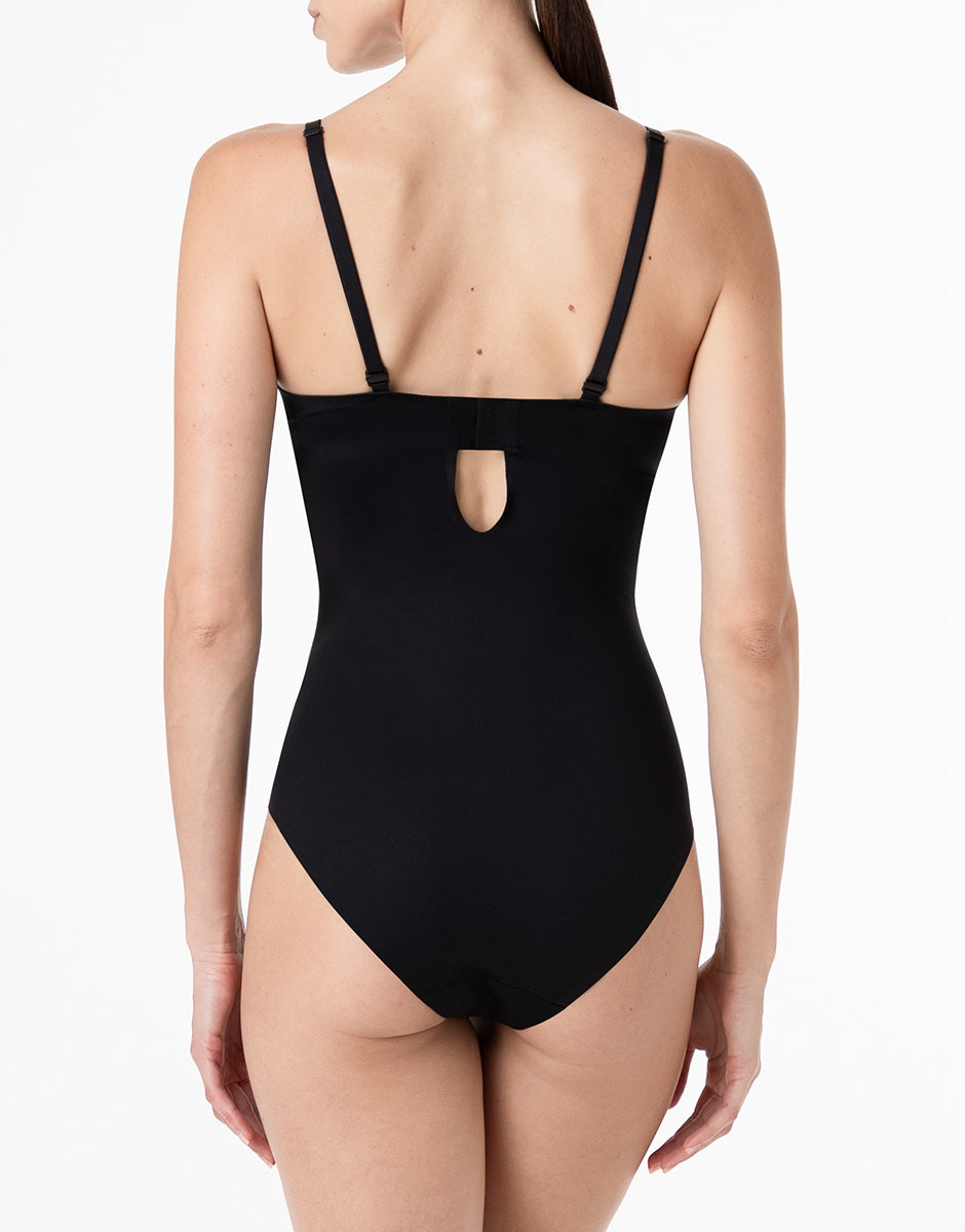 Lovable Invisible Essence body con ferretto nero microfibra