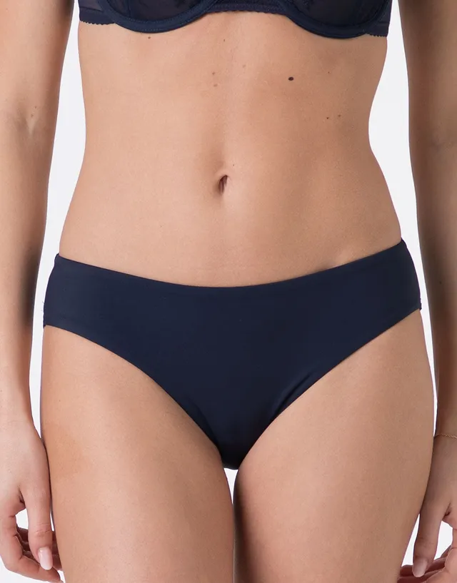 Lovable Invisible slip microfibra blu navy senza cuciture