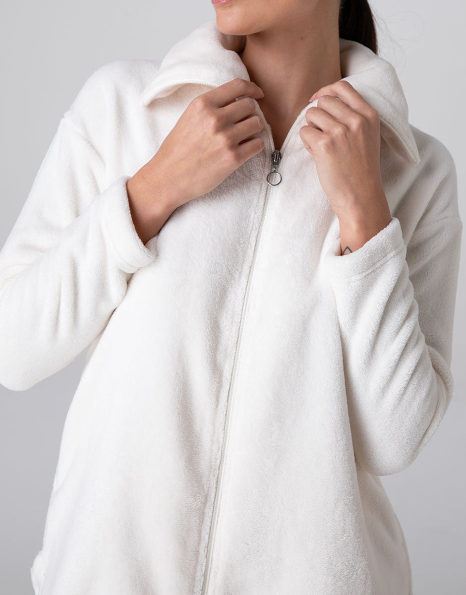Lovable Homewear Pelliccetta Jersey Completo bianco latte