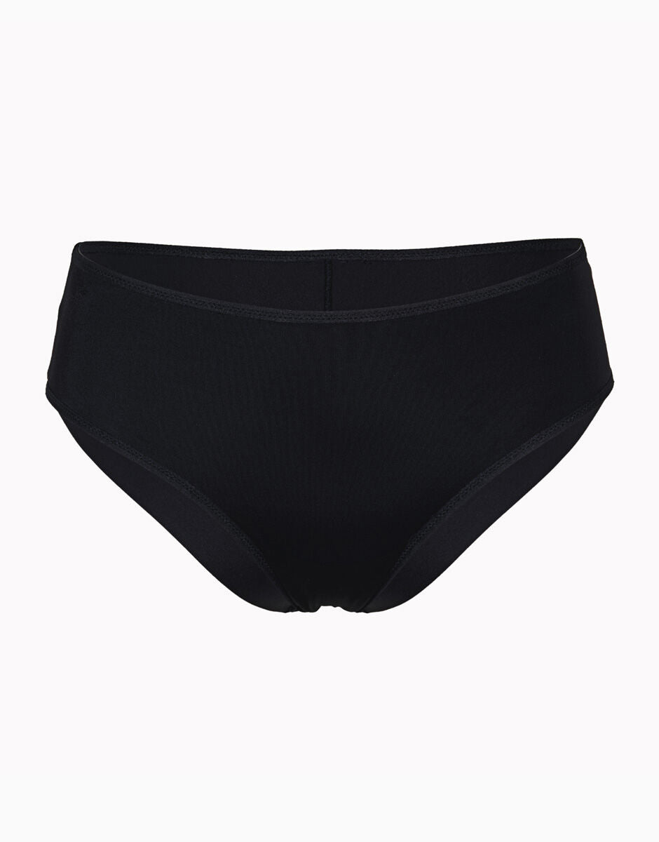 Lovable Invisible L0193 slip midi microfibra nero invisibile