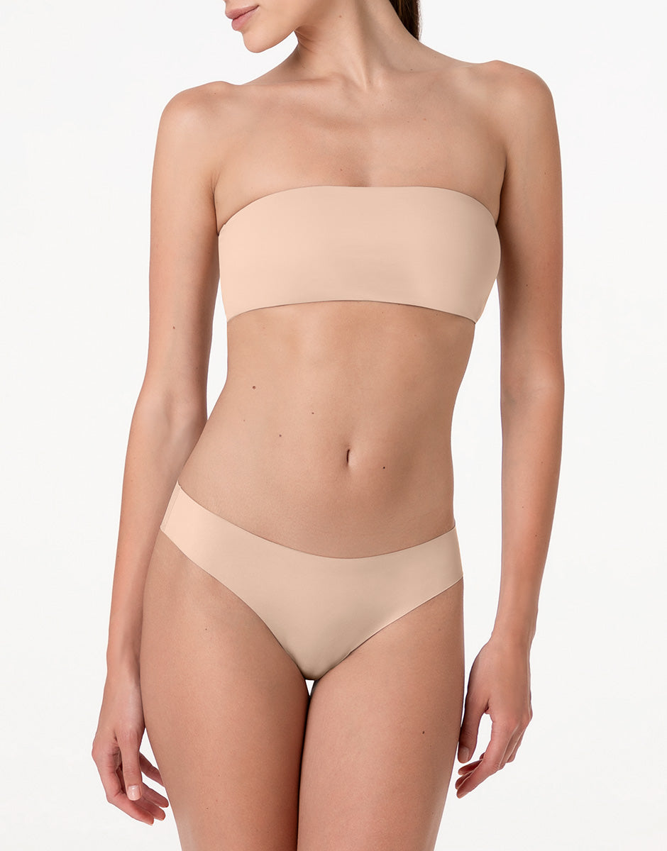 Lovable Second Skin Micro brasiliano microfibra nudo chiaro