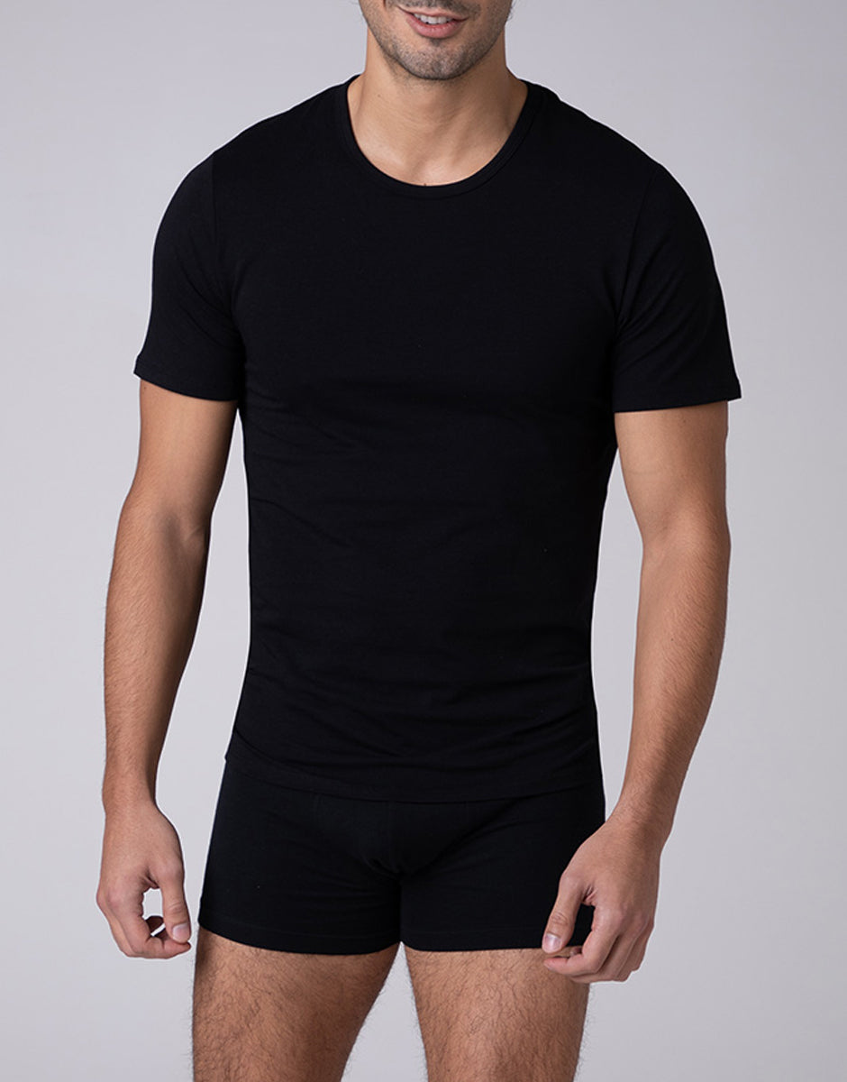 Lovable Cool Sensation T-shirt Girocollo Cotone Nero