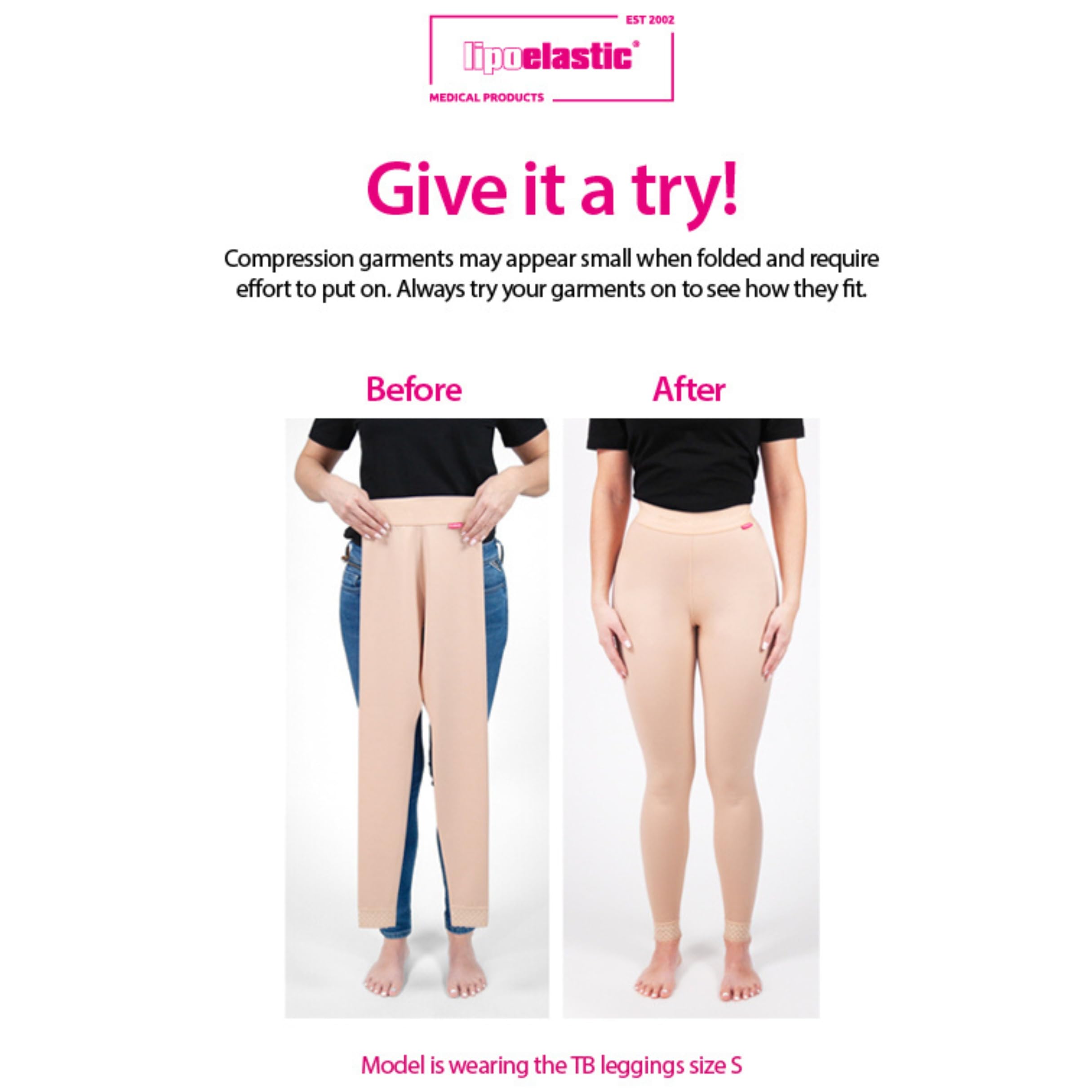Lipoelastic VH canotta compressiva nude senza cerniera