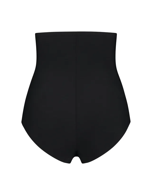 Bye Bra slip imbottito vita alta push-up glutei nero senza cuciture
