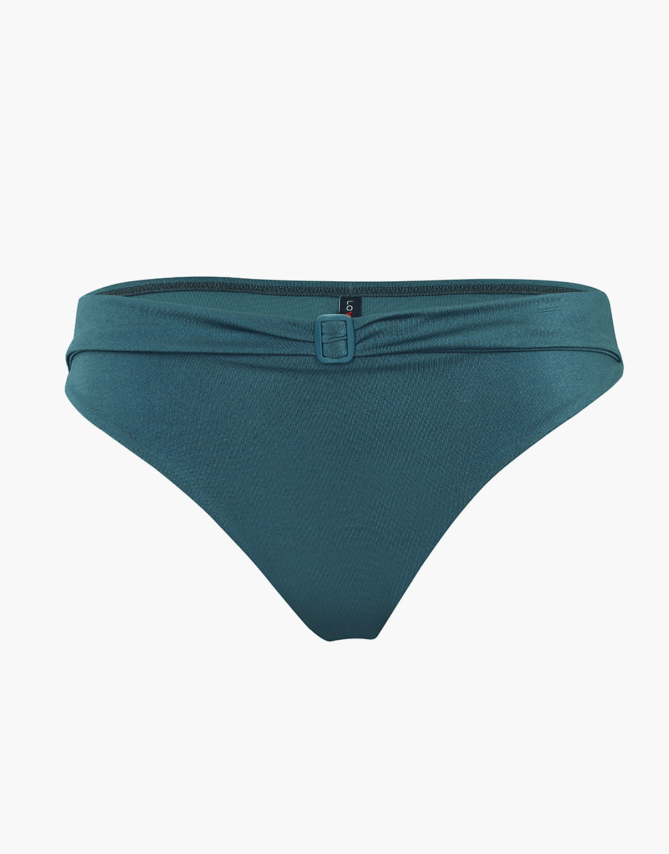 Lovable Plain Trendy Shiny Micro slip mare verde mediterraneo