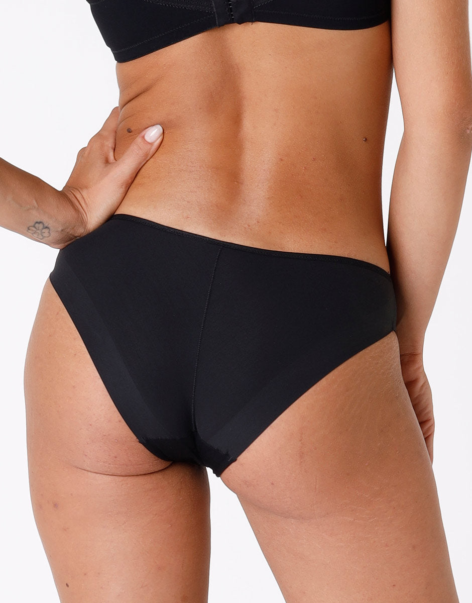 Lovable Invisible L0153 slip donna nero senza cuciture