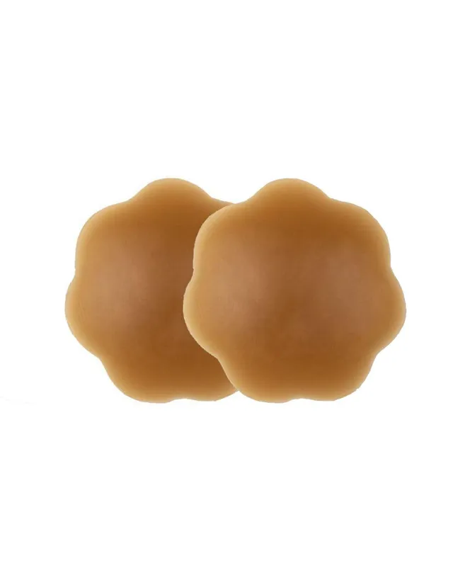 Bye Bra copricapezzoli silicone fiore beige taglia unica