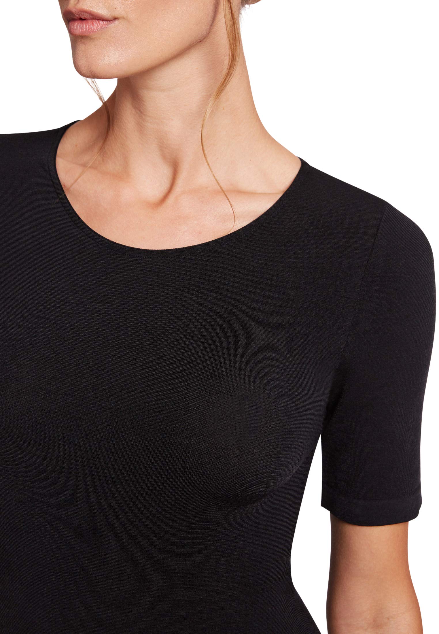 Wolford Bahamas body modellante nero in cotone