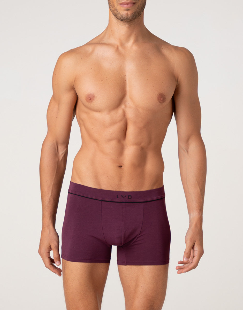 Lovable Man Modern Cotton Modal Boxer vinaccia