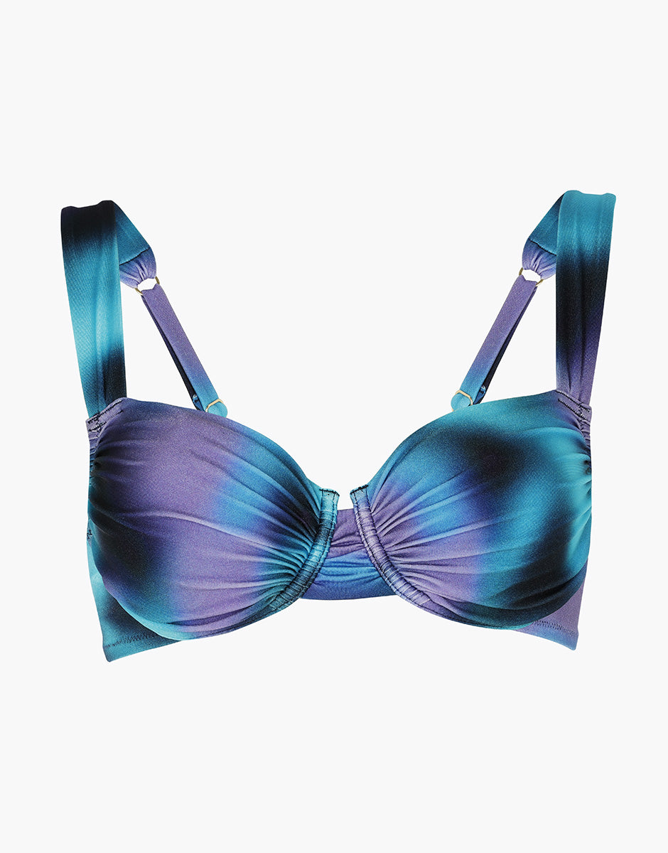 Lovable Printed Trendy Shiny Micro costume balconette multicolor ferretto