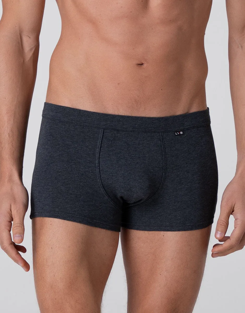 Lovable Man Casual Stretch Cotton boxer antracite cotone elasticizzato