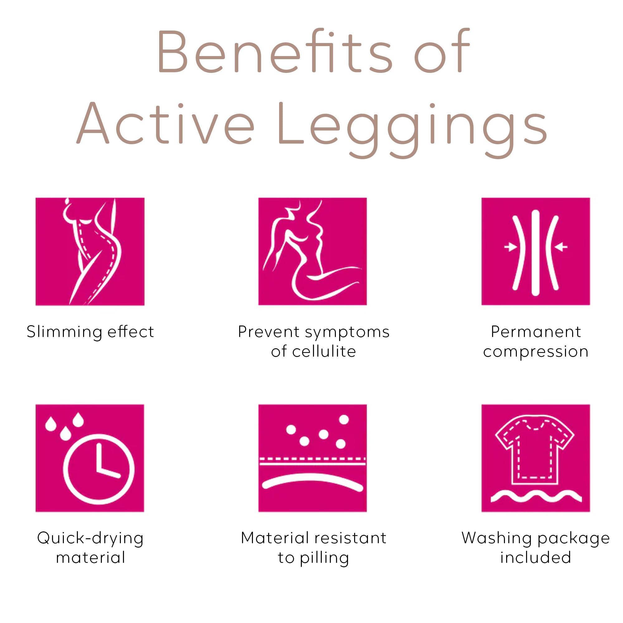 Lipoelastic Active Leggings compressivi neri XS Plus