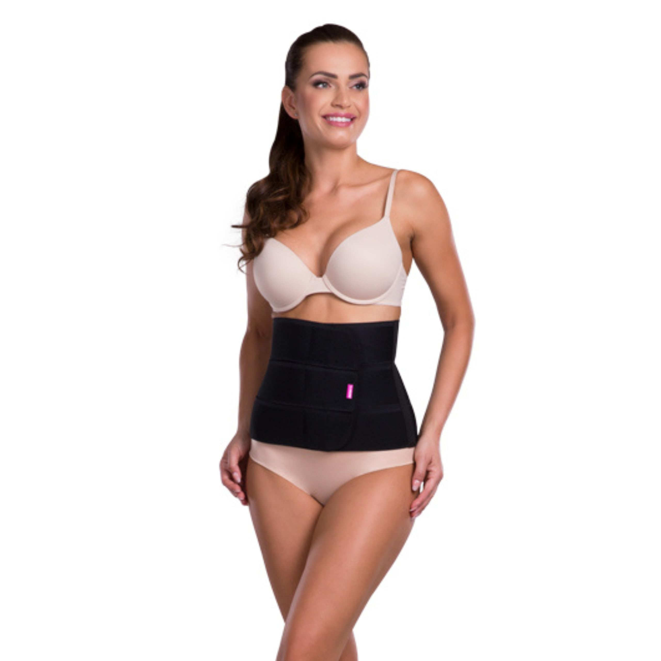 Lipoelastic KPlus 24cm Fascia addominale Nero L-XL