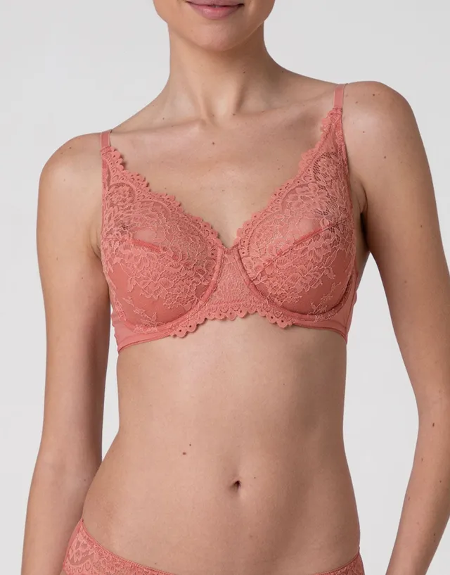 Lovable Stylish Lace reggiseno con ferretto terracotta in pizzo