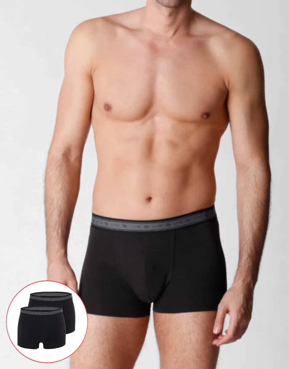 Lovable Man boxer uomo cotone biologico nero x2