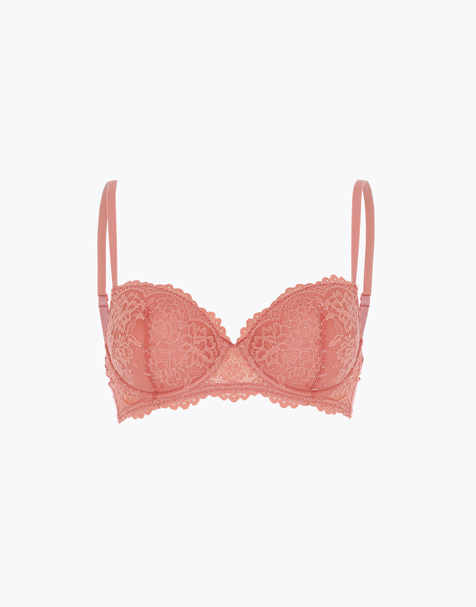Lovable Stylish Lace Balconcino Imbottito terracotta chiaro