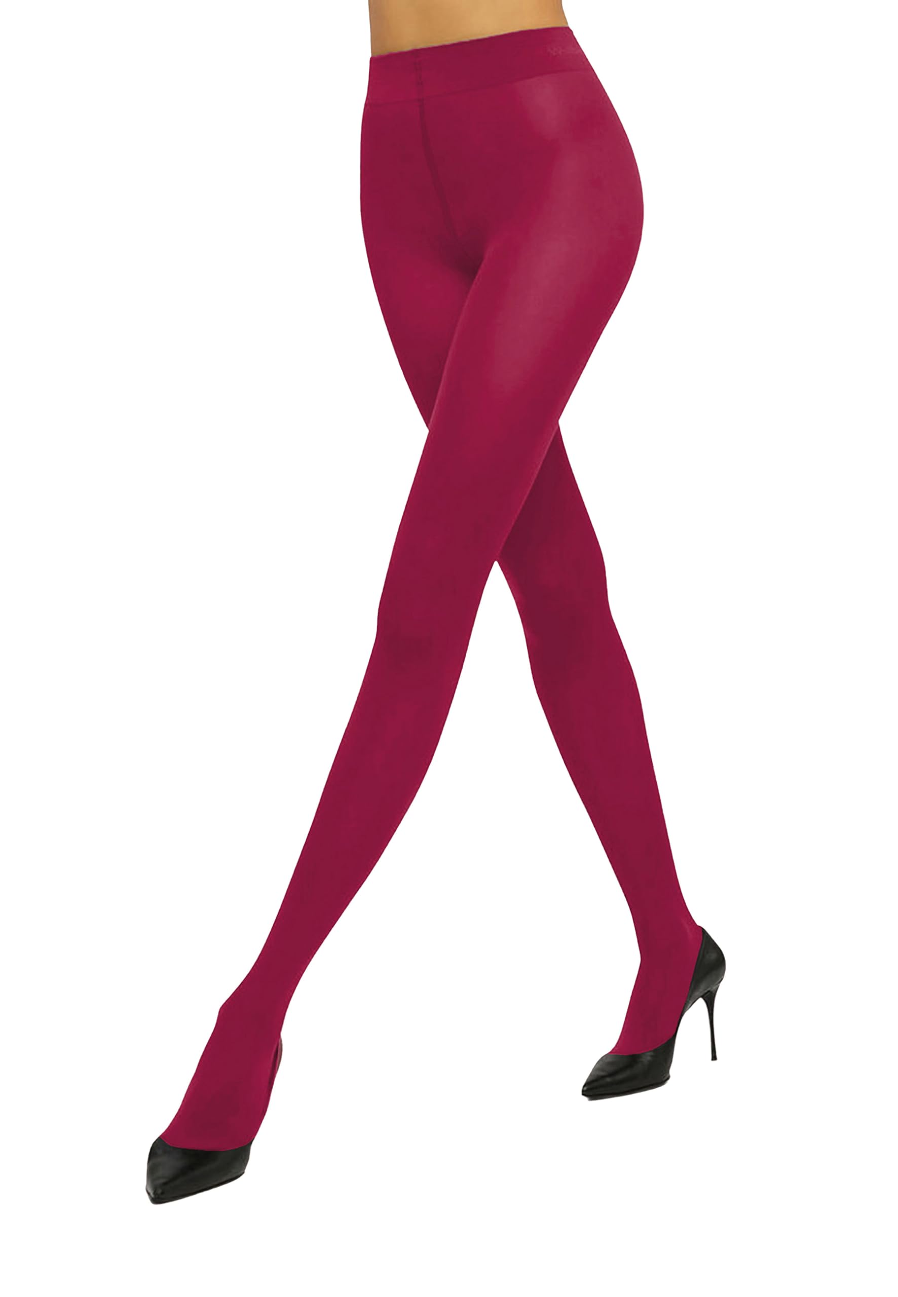 Wolford Velvet De Luxe 66 collant blu admiral coprente