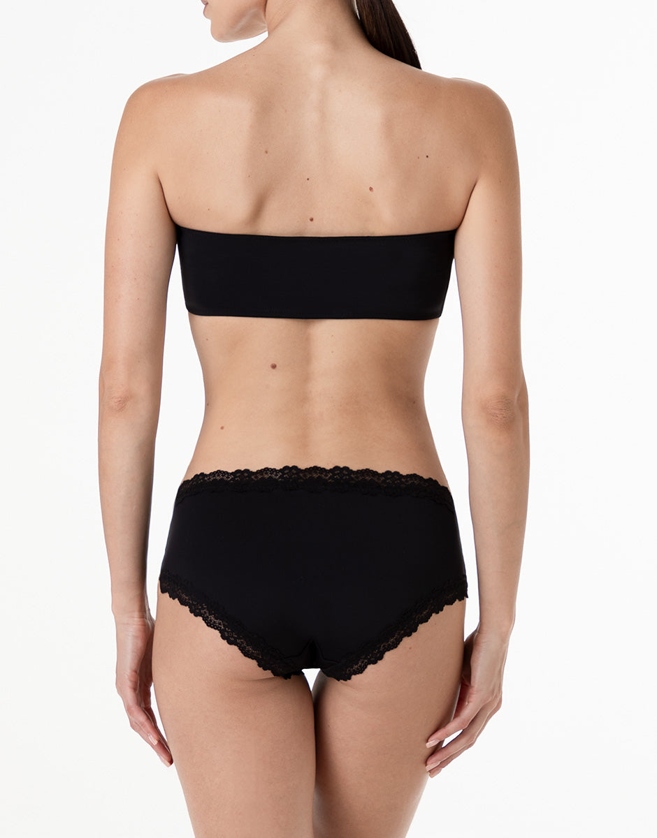 Lovable Lacy Micro culotte microfibra nero pizzo