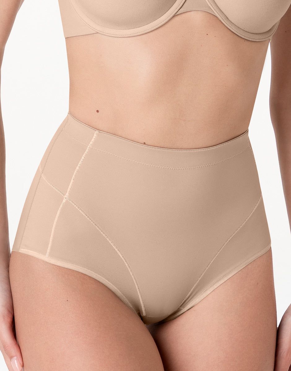 Lovable Sculpt Shaping guaina midi nudo chiaro microfibra