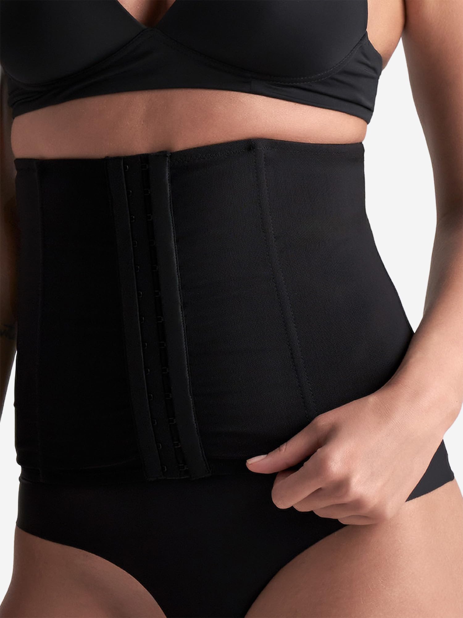 Bye Bra Powermesh guaina vita alta contenitiva nero controllo alto