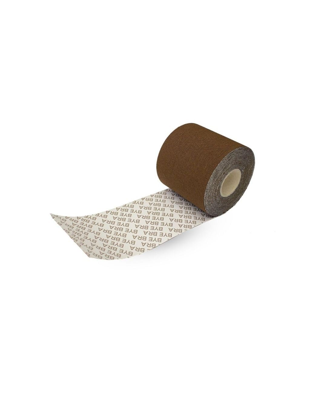 Bye Bra nastro seno adesivo marrone con copricapezzoli